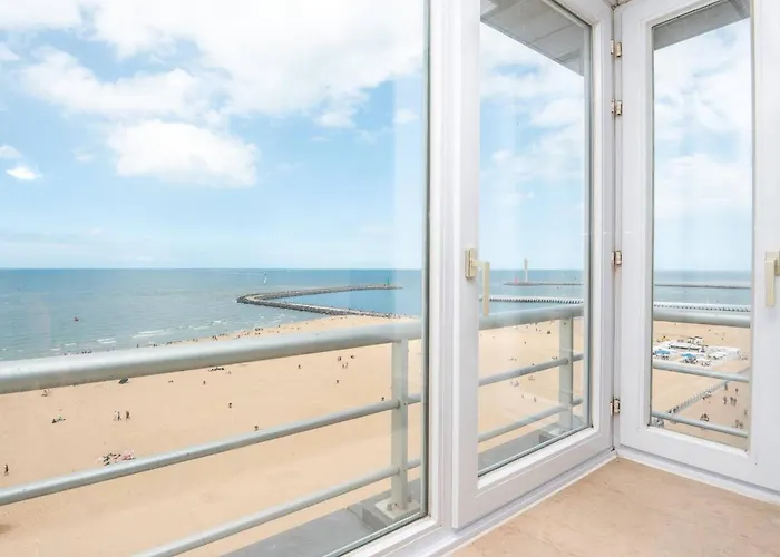 Apartment Charming With Sea View For 6 Ostende